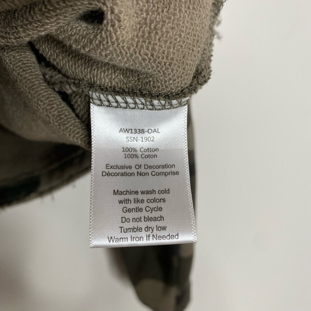 ATM ANTHONY THOMAS MELILLO French Terry Jungle Camo Crewneck Sweatshirt Small - Picture 8 of 11